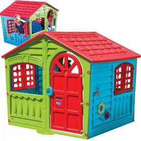   Градинска къщичка за игра - Пластмасова детска къща PalPlay 2 години +