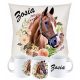Забавен предмет - Комплект Възглавница + Чаша HORSE HORSES + ВАШЕТО ИМЕ N1