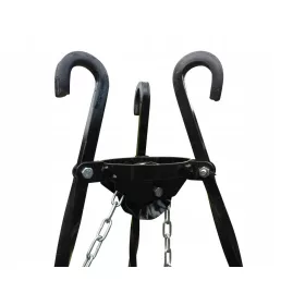    Статив грил градински лагерен огън стойка 180 см над лагерния огън изкован