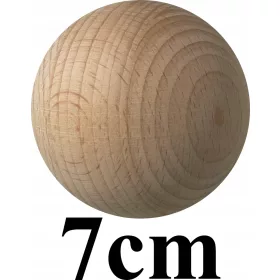    Букови дървени ТОПКИ Сфера ТОПКИ 70мм