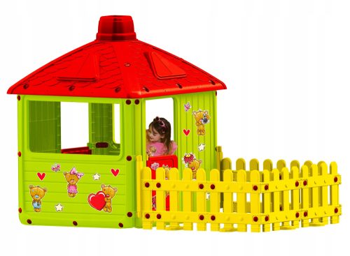 Градинска къщичка за игра - Keny Toys пластмасова детска къща за 2 години +