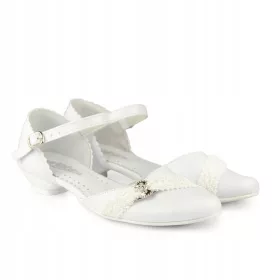    Обувки за причастие за момиче KBD-714 - Размер: 39 -