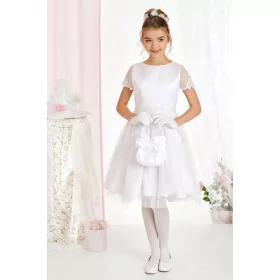    Рокля за причастие 140 Кристина екрю от Ема