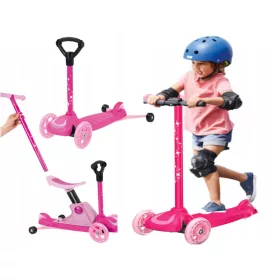    Триколесен скутер със седалка 4 в 1, макс