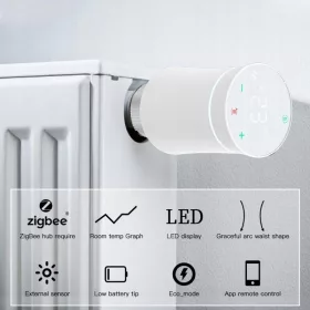   SMART WIFI ZIGBEE TUYA ТЕРМОСТАТИЧНА ГЛАВА 3.0