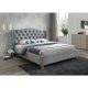  Тапицирано двойно легло Signal Beds 160x200 нюанса сиво