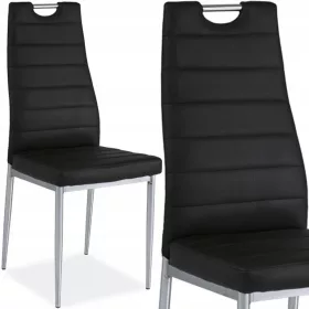    Стол Signal, изкуствена кожа, черен, 1 бр.