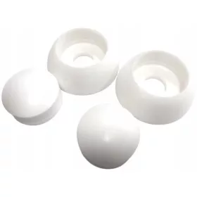   Капачка за профил - Капачка на винт M10 от две части, бяла, 50 БР