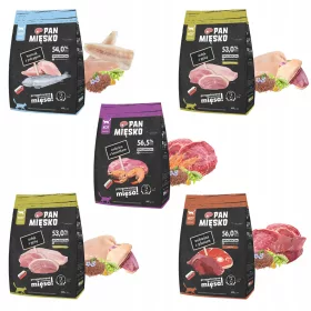   PAN MEAT Суха храна за котки МИКС ОТ ВКУСОТИ 5x 400гр