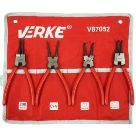    Комплект халки клещи Verke V87052 200 мм 4 бр.