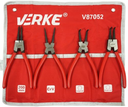  Комплект халки клещи Verke V87052 200 мм 4 бр.