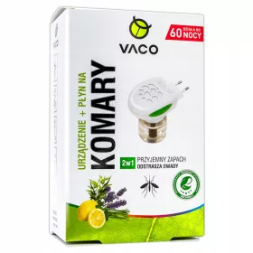    VACO ECO Elektro + течност против комари, мушици и мушици (Citronella, 60 нощувки) - 45 ml