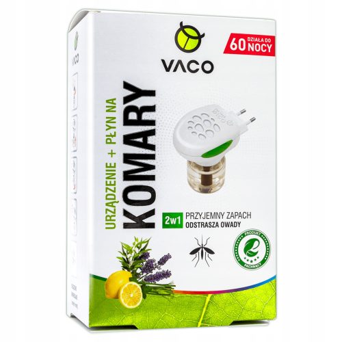  VACO ECO Elektro + течност против комари, мушици и мушици (Citronella, 60 нощувки) - 45 ml