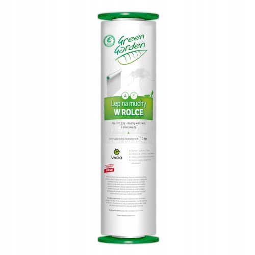  VACO GREEN GARDEN Пръчка за мухи на ролка (10м х 25см) - 1 бр.
