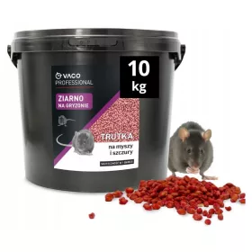    VACO PROFESSIONAL Зърнена отрова за мишки и плъхове (кофа) - 10 кг