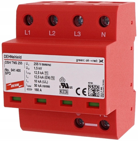 Отводител Dehn 230 V IP20 50 A