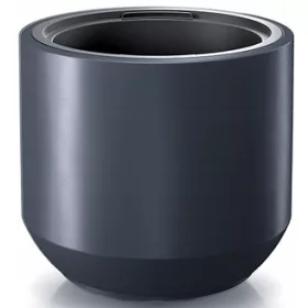   Саксии - Саксия с вложка Prosperplast Heos, антрацит, 39,5 х 37 см