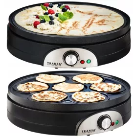    Уред за черни палачинки Transa Electronics DualPancake 1500 W
