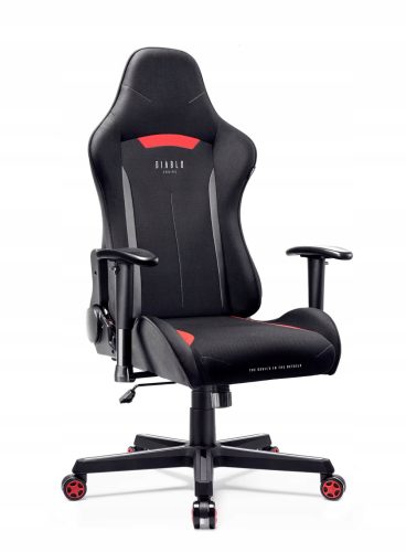  Diablo Chairs X-ST4RTER Геймърски стол Черен, черен и червен плат