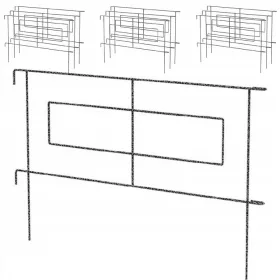   Кантове за градината - ElGarden градински огради Правоъгълник 99 см х 60 см 10 бр