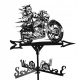  Grim Reaper Roofs Weather Vane Ретро ферма