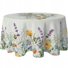    Покривка против петна 140 см х 140 см кръгла