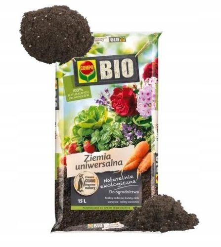 Градинска почва - Почва 15L Compo Bio субстрат