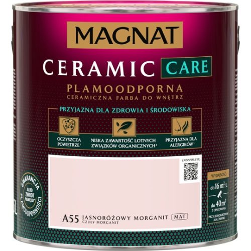 Керамична боя за стена Magnat 2,5 л A55 Sensitive Morganite matt