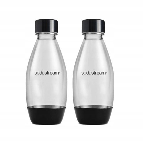  Пластмасова бутилка SodaStream 2 х 500 мл черна