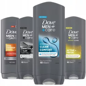   Dove Men Care Душ гел МИКС КОМПЛЕКТ 4 x 400мл