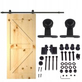   Стенна система за плъзгащи врати 100см Галакор 2м