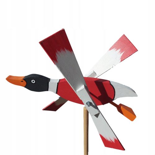 Градинска вятърна мелница Red Duck - ръчна изработка