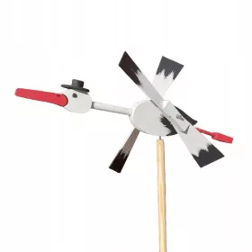    Щъркелова градинска вятърна мелница - ръчна изработка