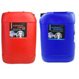   КИСЕЛИНА И ОСНОВА 24кг АГРИЗОЛ ПОЧИСТВАЩ СРЕДСТВО ЗА ДОИЛНИ МАШИНИ
