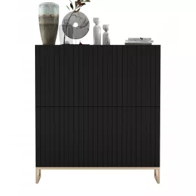    Стойка за телевизор Glamour, черна, 113 см