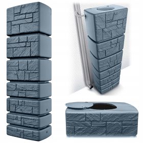    Резервоар за дъждовна вода 350 л 180 х 38,4 см