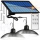  Соларна висяща лампа SuperLED Pedni 3.5 W 90 lm черна