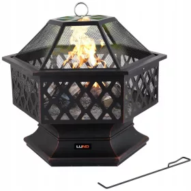   Градински огнища, скари - Градинска камина 70см дължина 60см