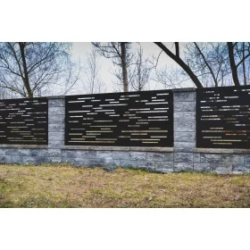 ОГРАДА С МОДЕРНО ОГРАДНО ПАНО