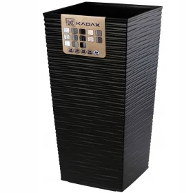   Саксии - Кадакс саксия 38,8 см х 38,8 х 75 см диаметър 38,8 см пластмаса черна