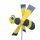  Градинска вятърна мелница Bee - ръчна изработка