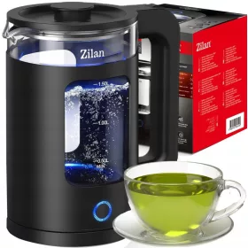   Електрическа кана Zilan ZLN 6128 1650 W 1.5 l черна