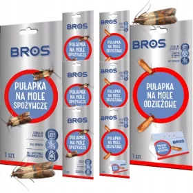    4× Bros капан за молци 1 бр + 4× Bros феромонов капан за молци 0,1 кг