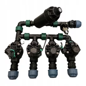    Колекторен комплект Rain Bird HV 4 секции с филтър RainBird PE25 и компресор