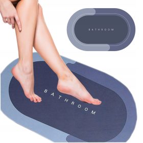   Килим за баня - БЪРЗОСЪХНЕЩА ПОСТИЛКА ЗА БАНЯ 40х60 АБСОРБИРАЩ КИЛИМ