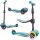  Тротинетка RicoKids Buggy 765301 с три колела, тюркоаз