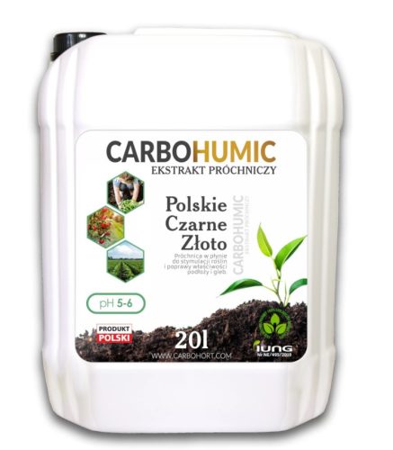 Градински тор - CARBOHUMIC 20L, ЕКО хуминов екстракт от кафяви въглища.