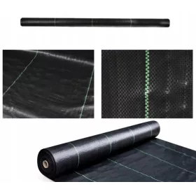   Агротекстил - Мулчиращ агротекстил (против плевели) InterShop24 черен 110 x 2000 cm 90 g/m²