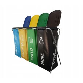   Кош Рамка за разделяне на отпадъци 4 x 120L + чували