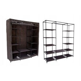    Гардероб Gockowiak G.VITTO KAJA MAX BRĄ 150 x 175 x 45 см нюанси на кафяво